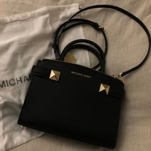 BRAND NEW Michael Kors Karla Small Leather Satchel